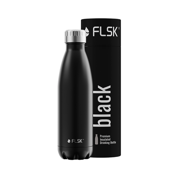 Trinkflasche Edelstahl 500ml Black