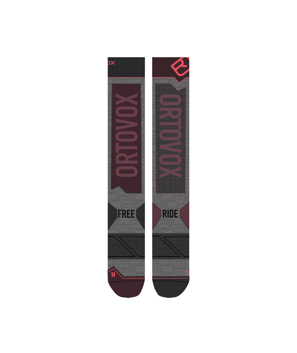 FREERIDE LONG SOCKS W – Damen Skisocken