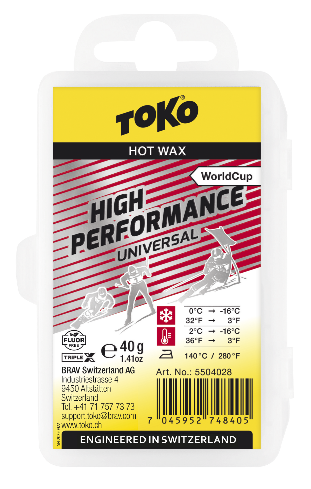 World Cup High Performance Universa Skiwachs