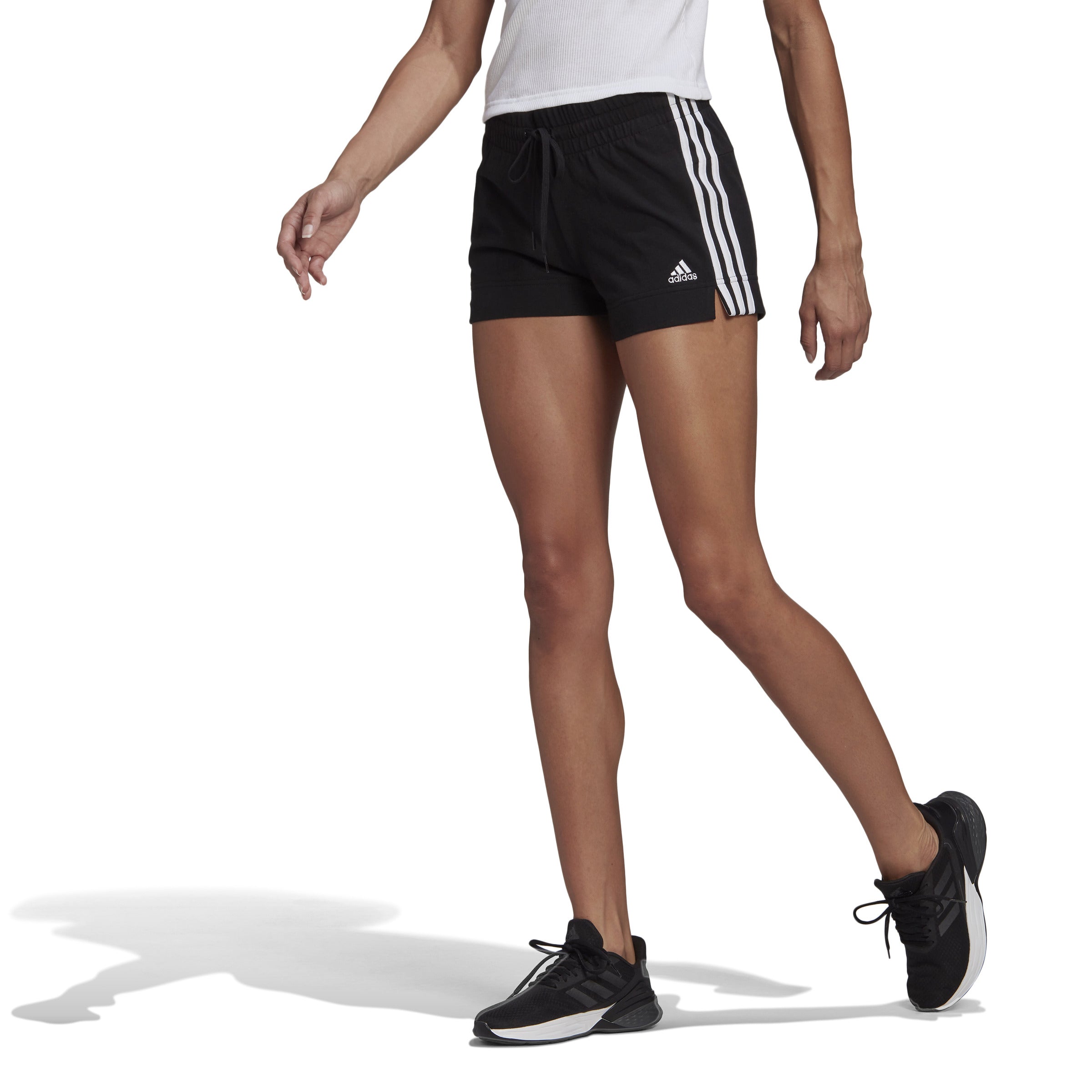 Essentials Slim 3-Streifen Shorts