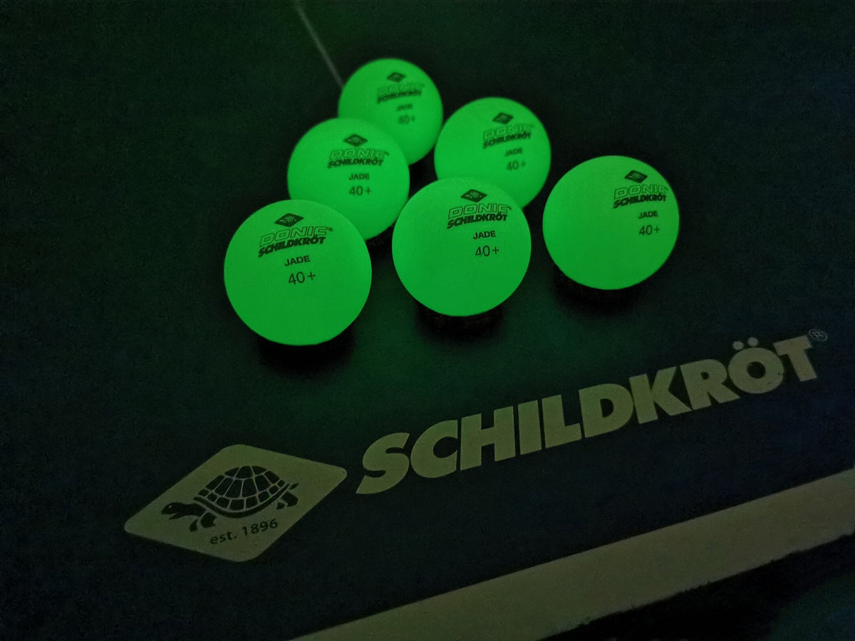 SCHILDKRÖT TT-Ball Glow in the Dark Poly 40+ (6er)
