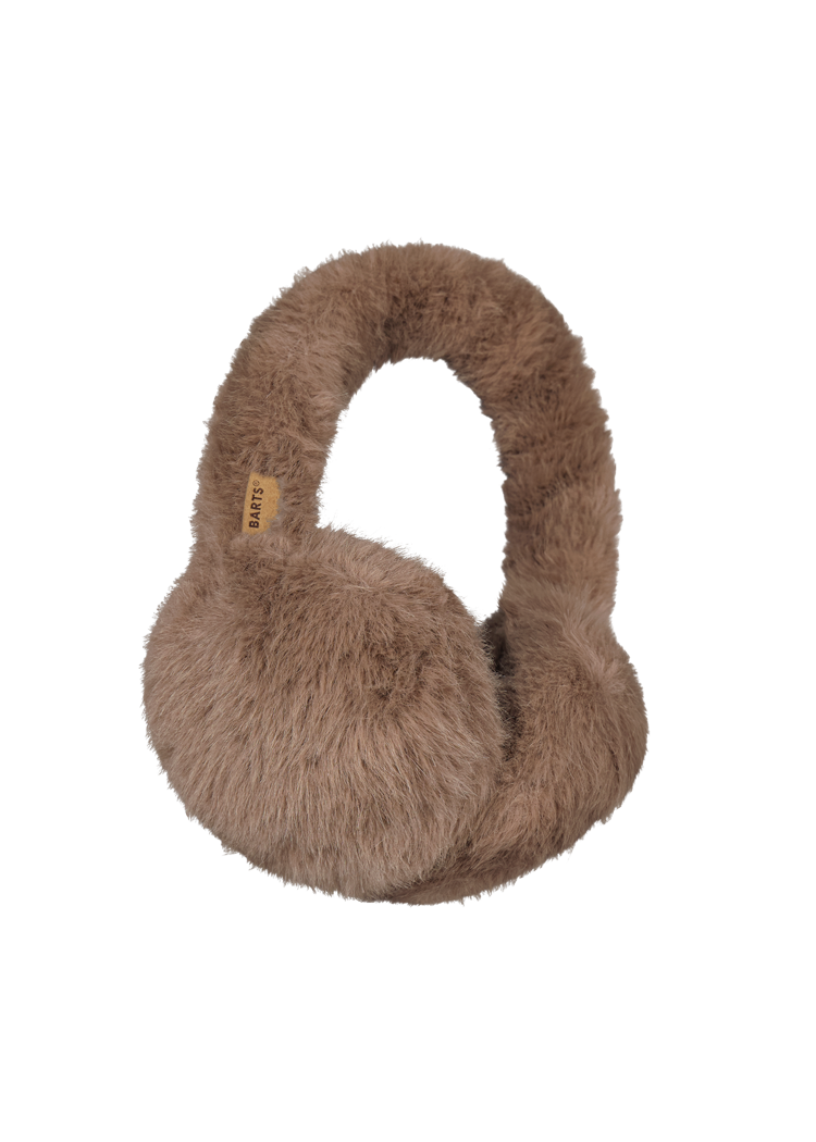 Big Fur Earmuffs - Schwarze Kunstpelz-Ohrenschützer
