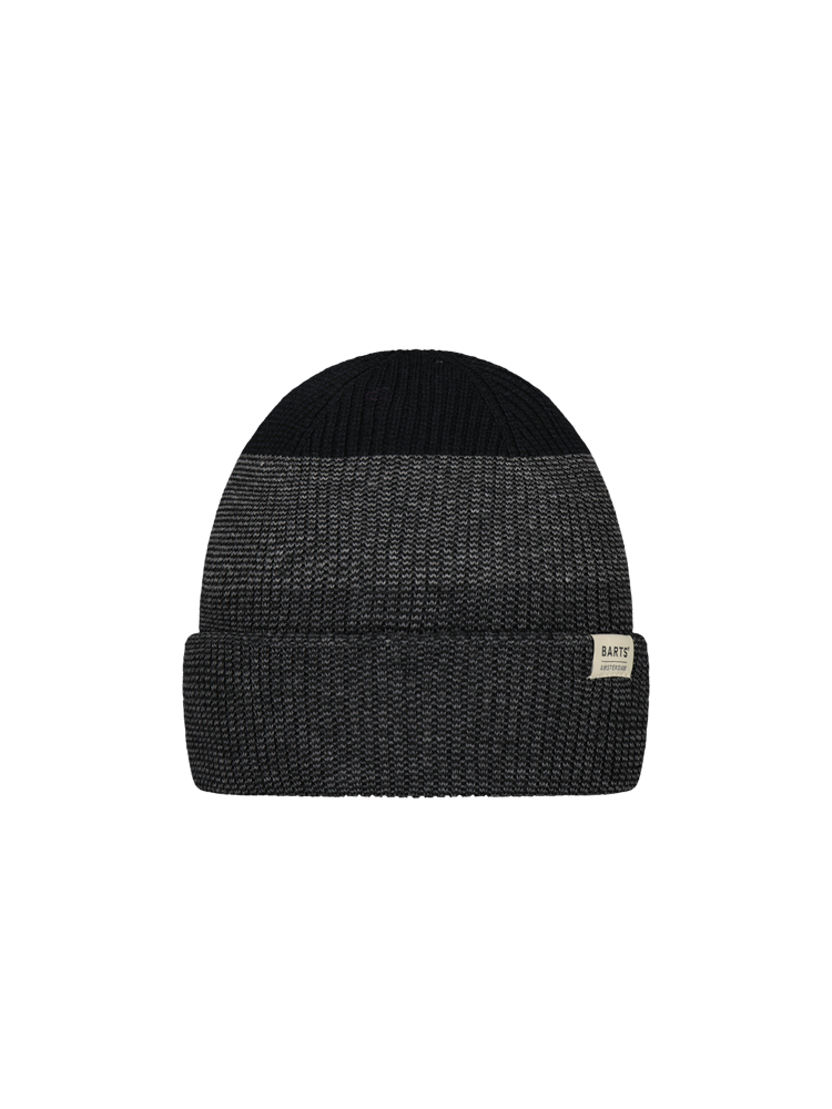 Taku Beanie Gestreifte Mütze Schwarz