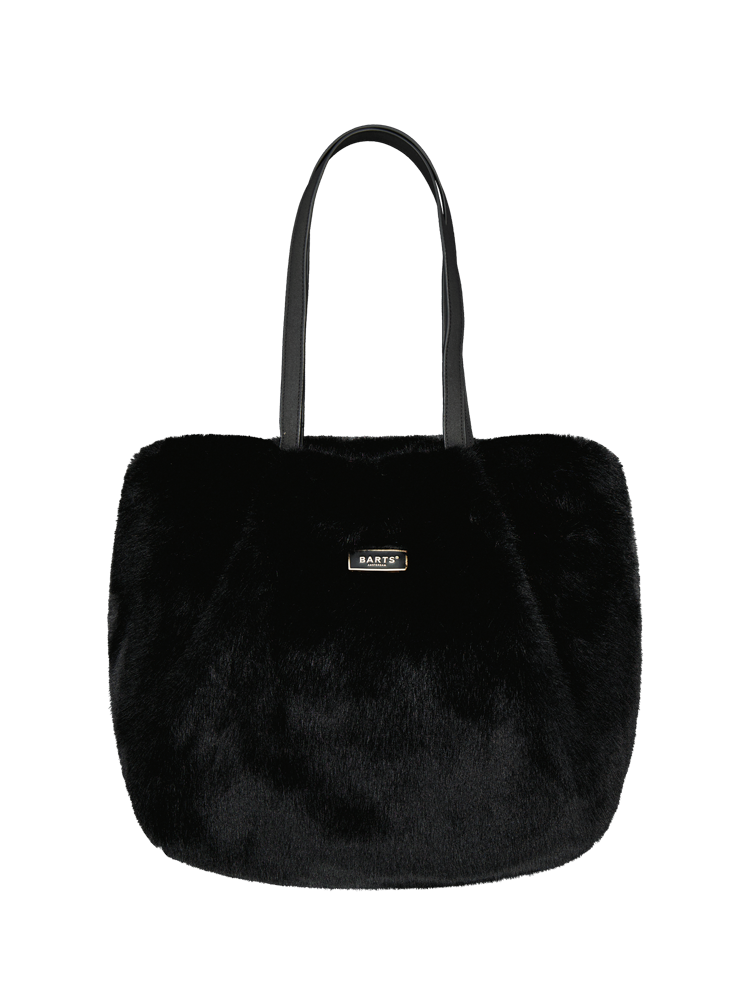 BARTS Djupa Totebag Kunstpelz Tragetasche schwarz