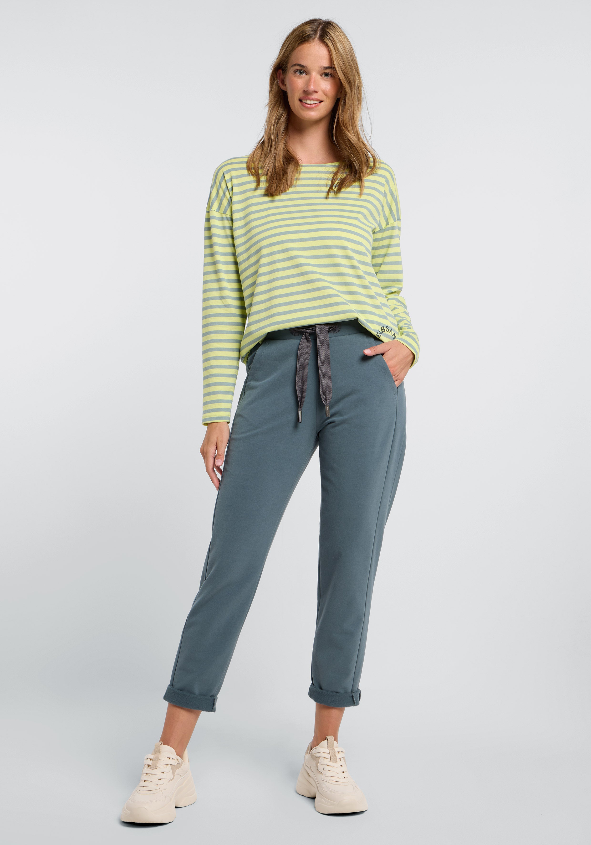 ELBSAND Tooske Gestreiftes Longsleeve 50% Baumwolle