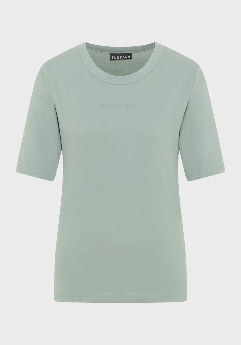 ELBSAND Siva T-Shirt Damen schmaler Schnitt Single Jersey