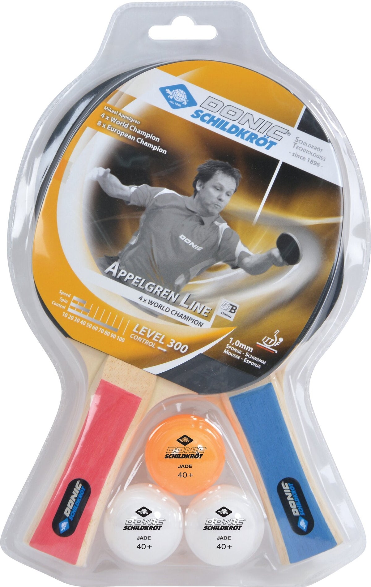 Tischtennis-Set Level 300 Freizeit Komplettset