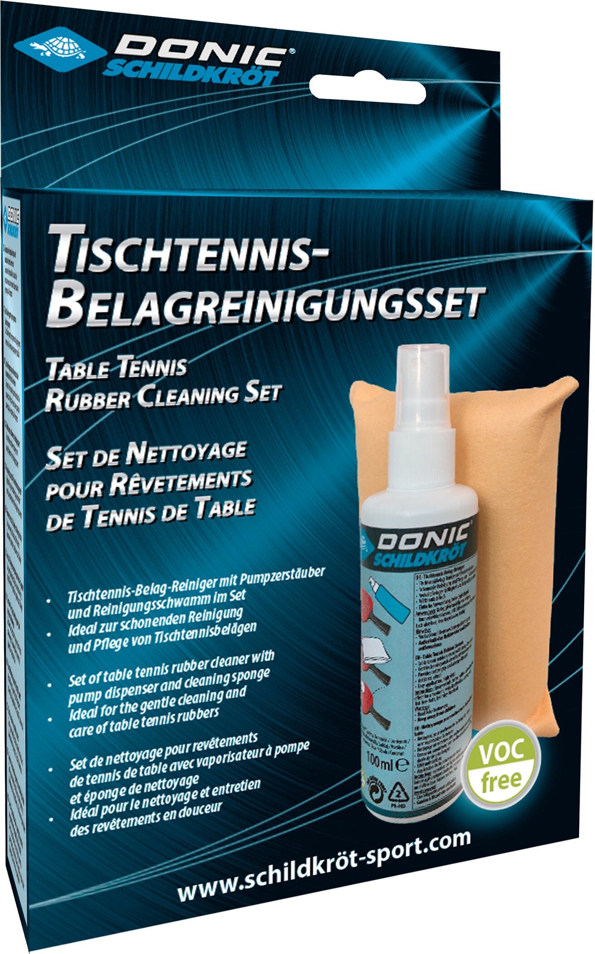 Belagreiniger Set mit Schwamm 100ml VOC-frei