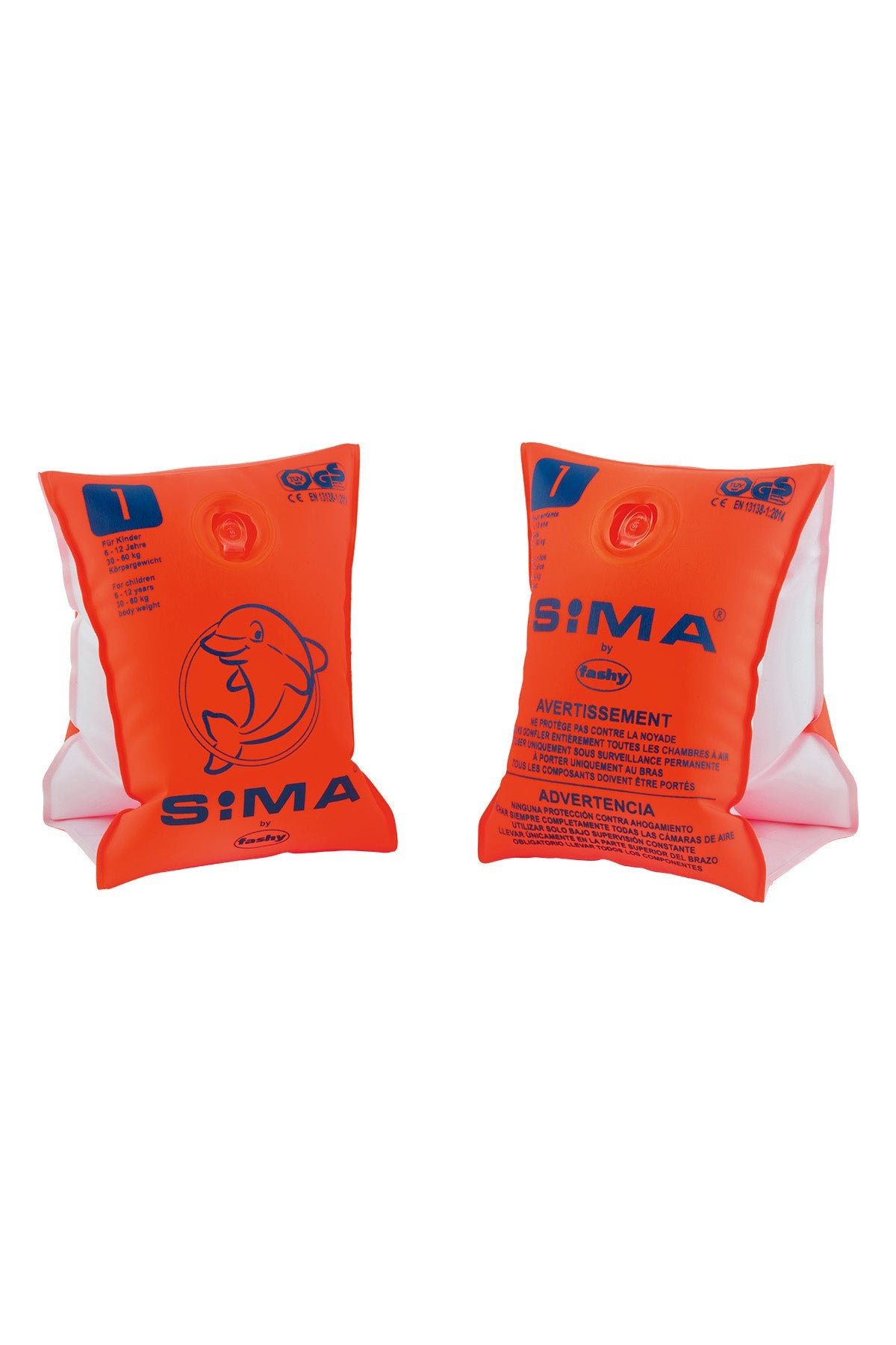 SIMA Schwimmflügel 6-12 Jahre mit Doppelkammer-System