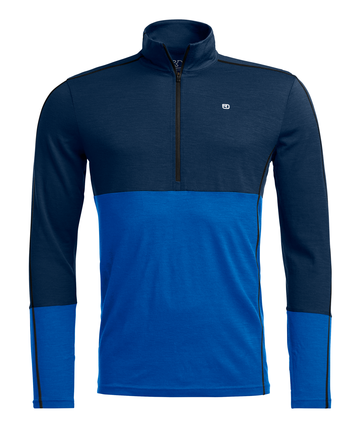 185 ROCK'n'WOOL ZIP NECK M