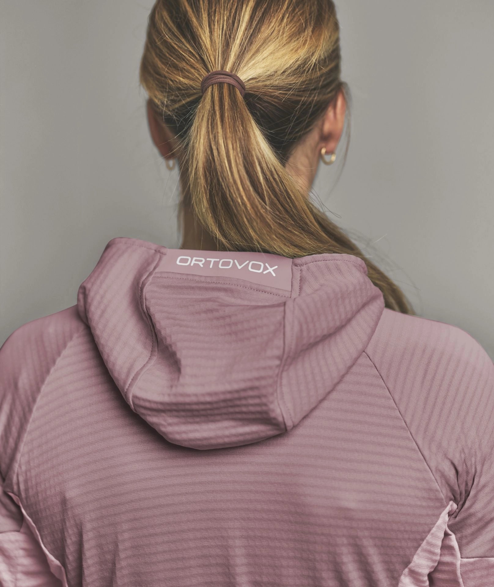 FLEECE LIGHT GRID HOODY W
