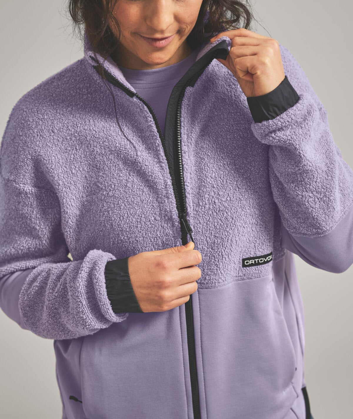 FLEECE TEDDY JACKET Damen Skijacke