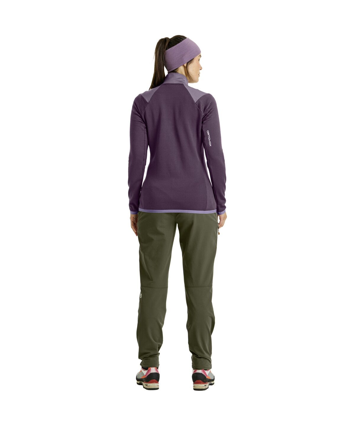 FLEECE GRID JACKET W