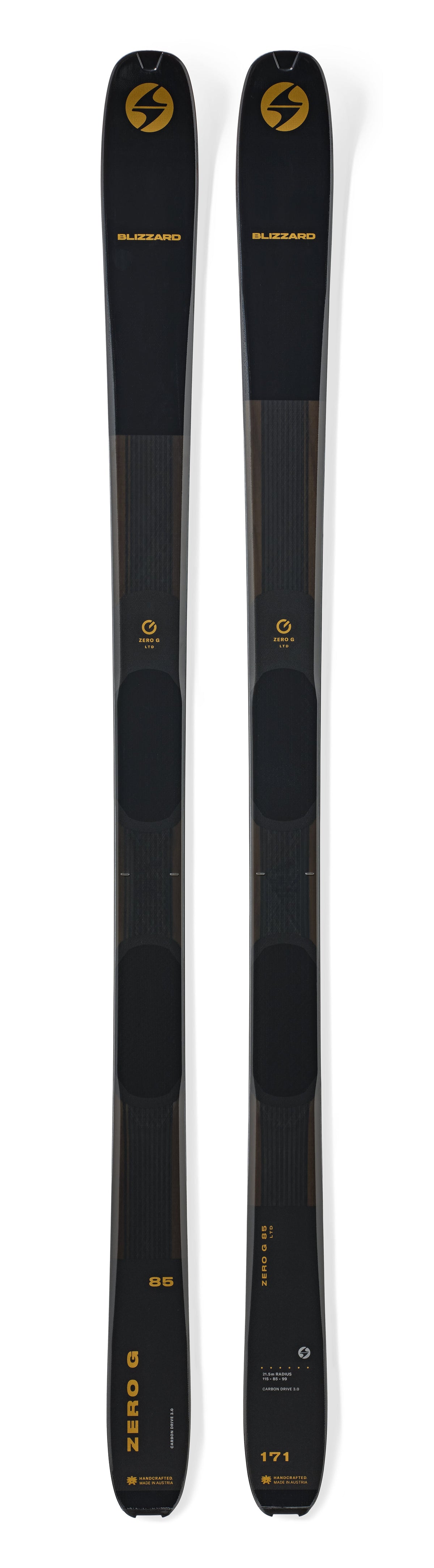 ZERO G 085 LTD FLAT Tourenski Carbon