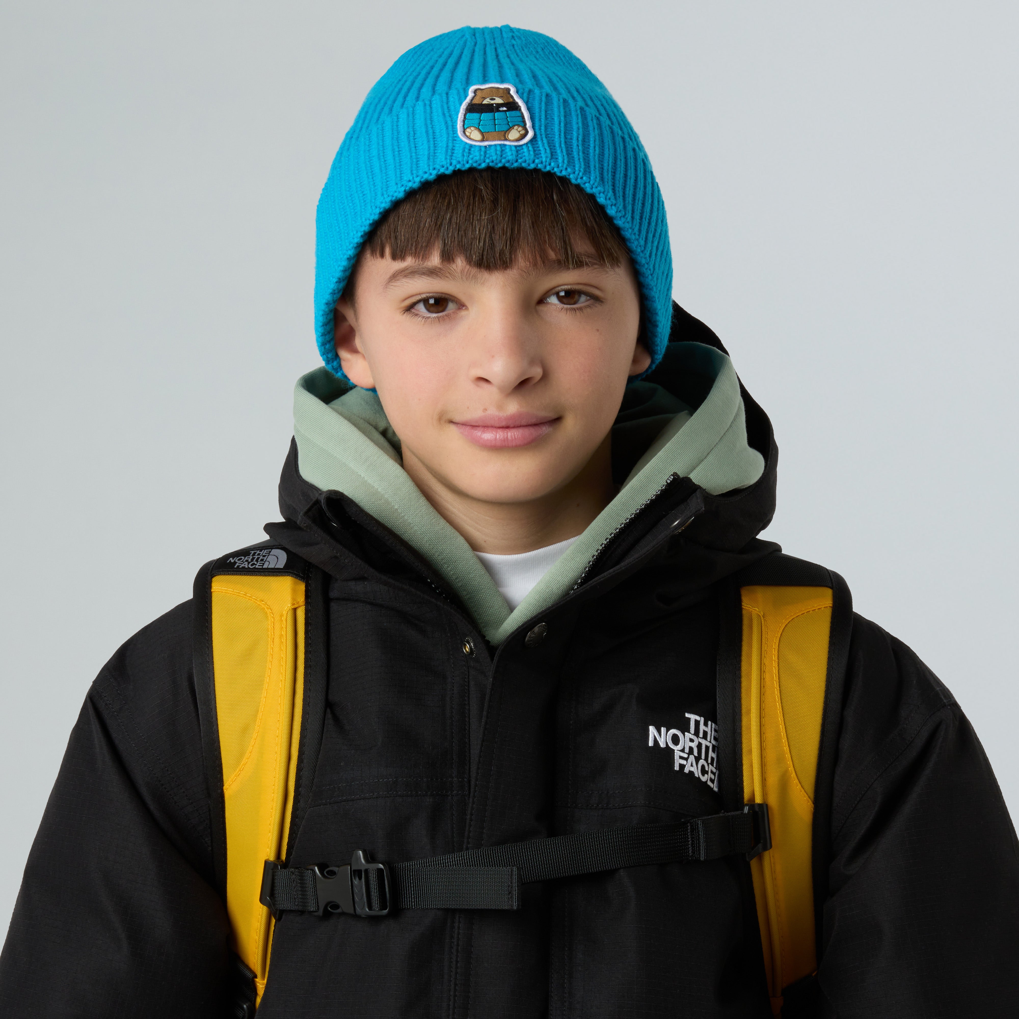 KIDS TNF LOGO BOX CUFFED BEANI