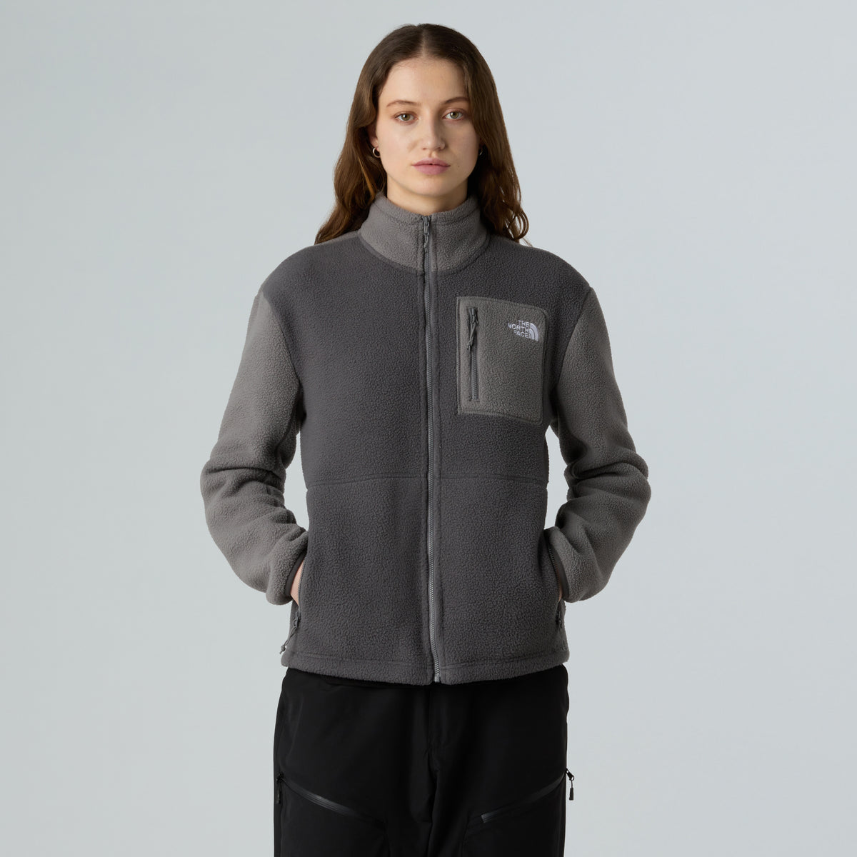 W YUMIORI FULL ZIP Damenjacke Anthracite Grey