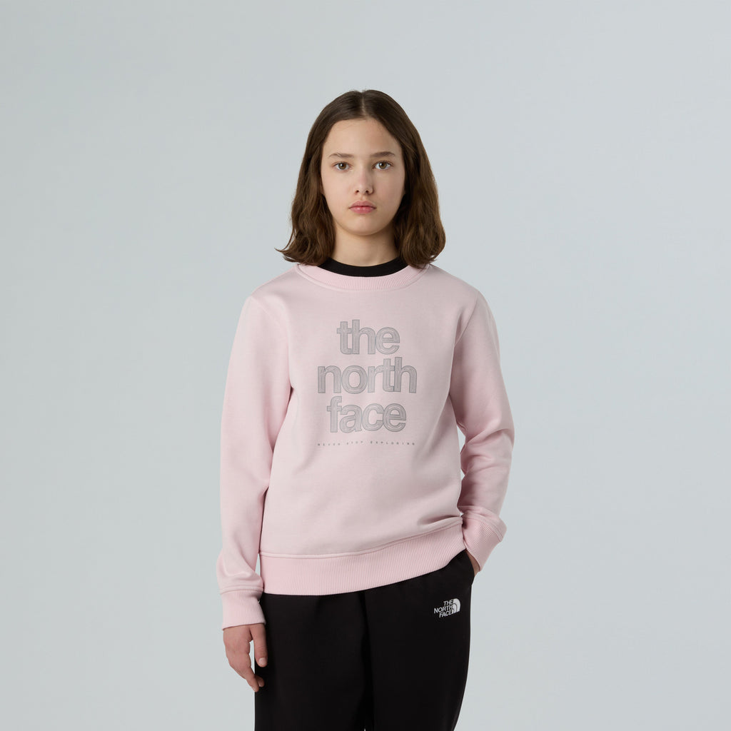 G Reflective Logo Relaxed Crew Pullover