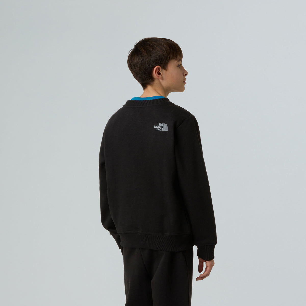 B Reflective Logo Relaxed Crew Pullover