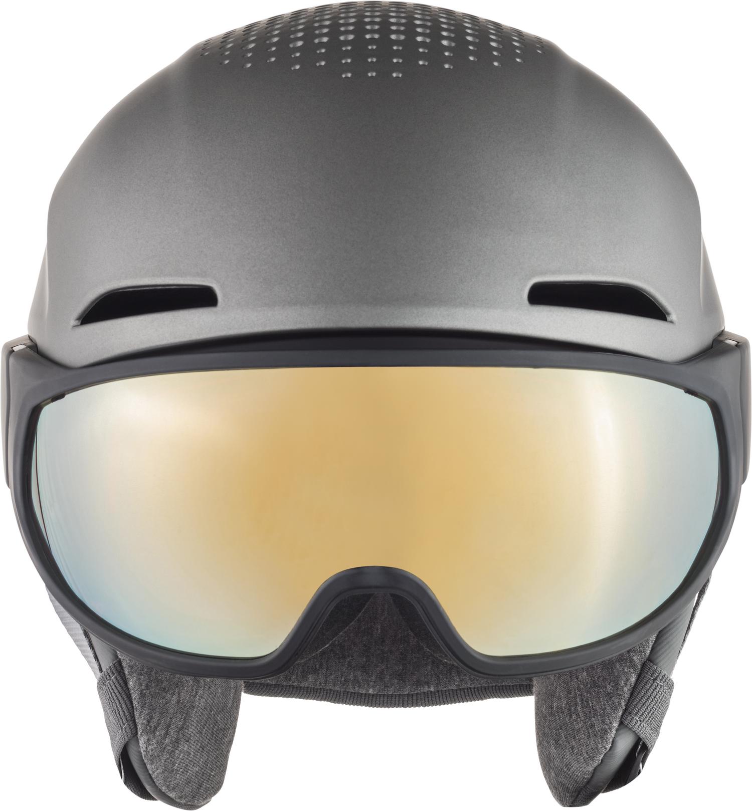 ALPINA Herren Helm ALTO QV – Skihelm mit Visier