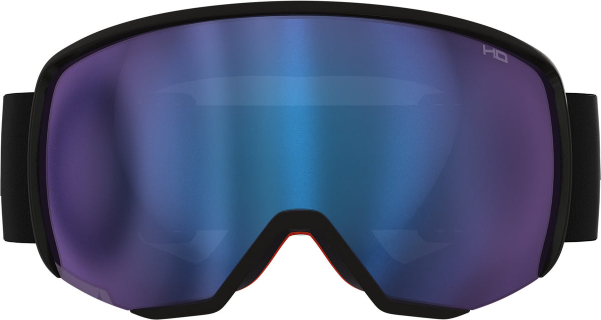 REVENT L HD BLACK Skibrille mit HD Scheibentechnologie