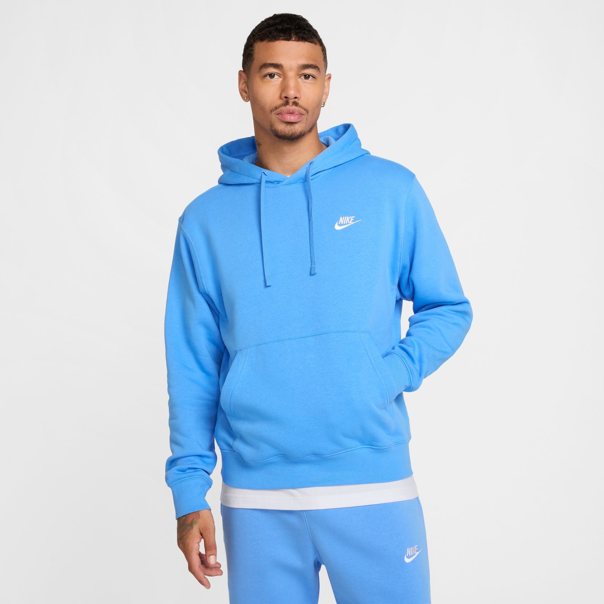 Fleece Trainingsanzug Herren Nike Blau Fleece Hose Fleece