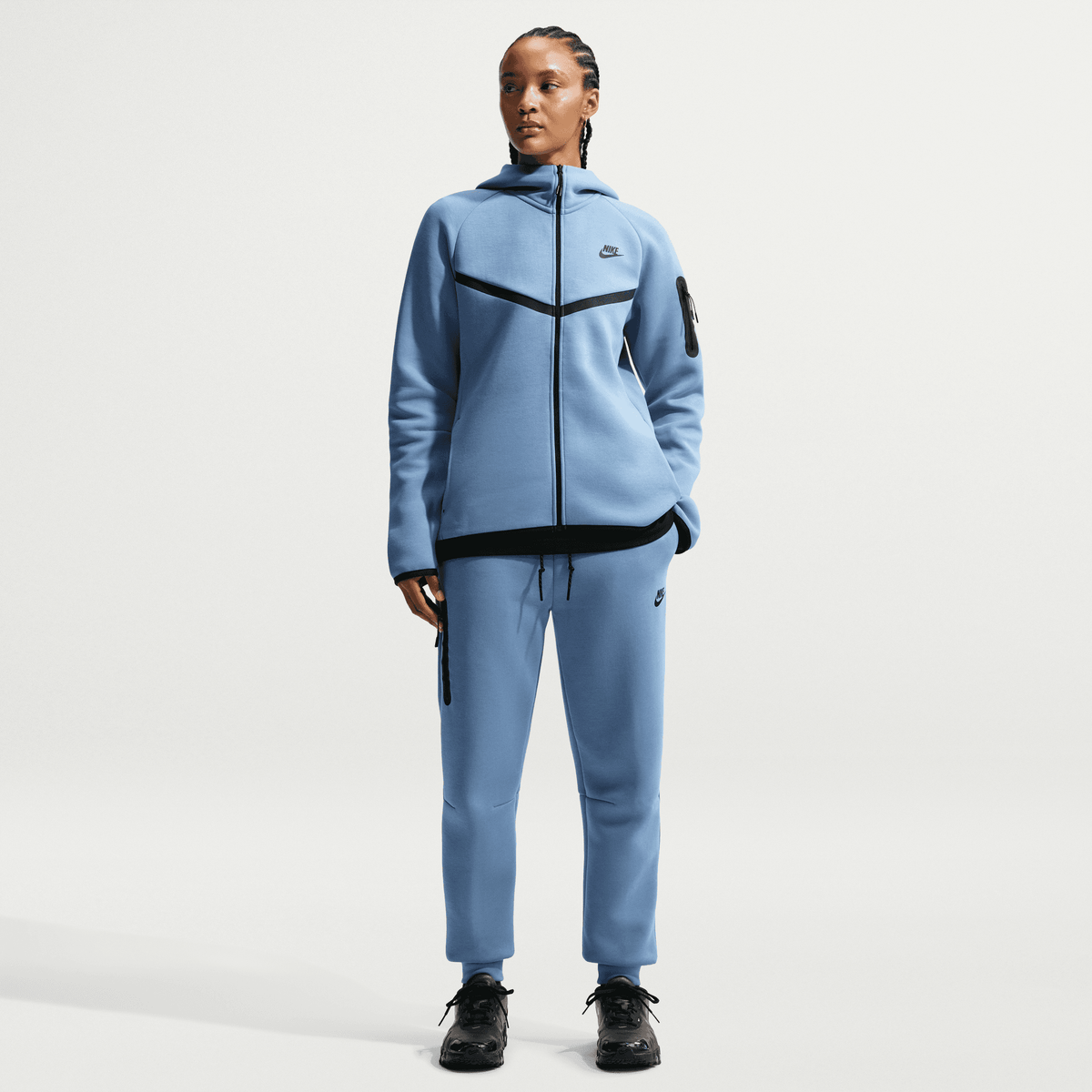 Tech Fleece Windrunner Damen Hoodie mit Reißverschluss