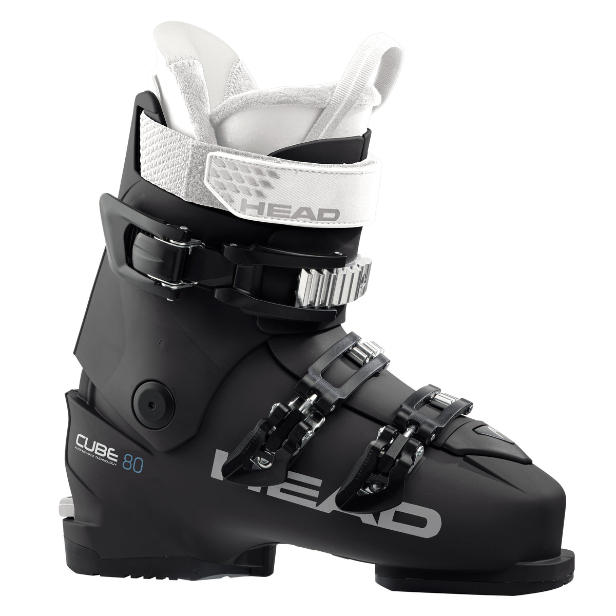 CUBE 3 80 W BLACK Skihelm leicht & belüftet