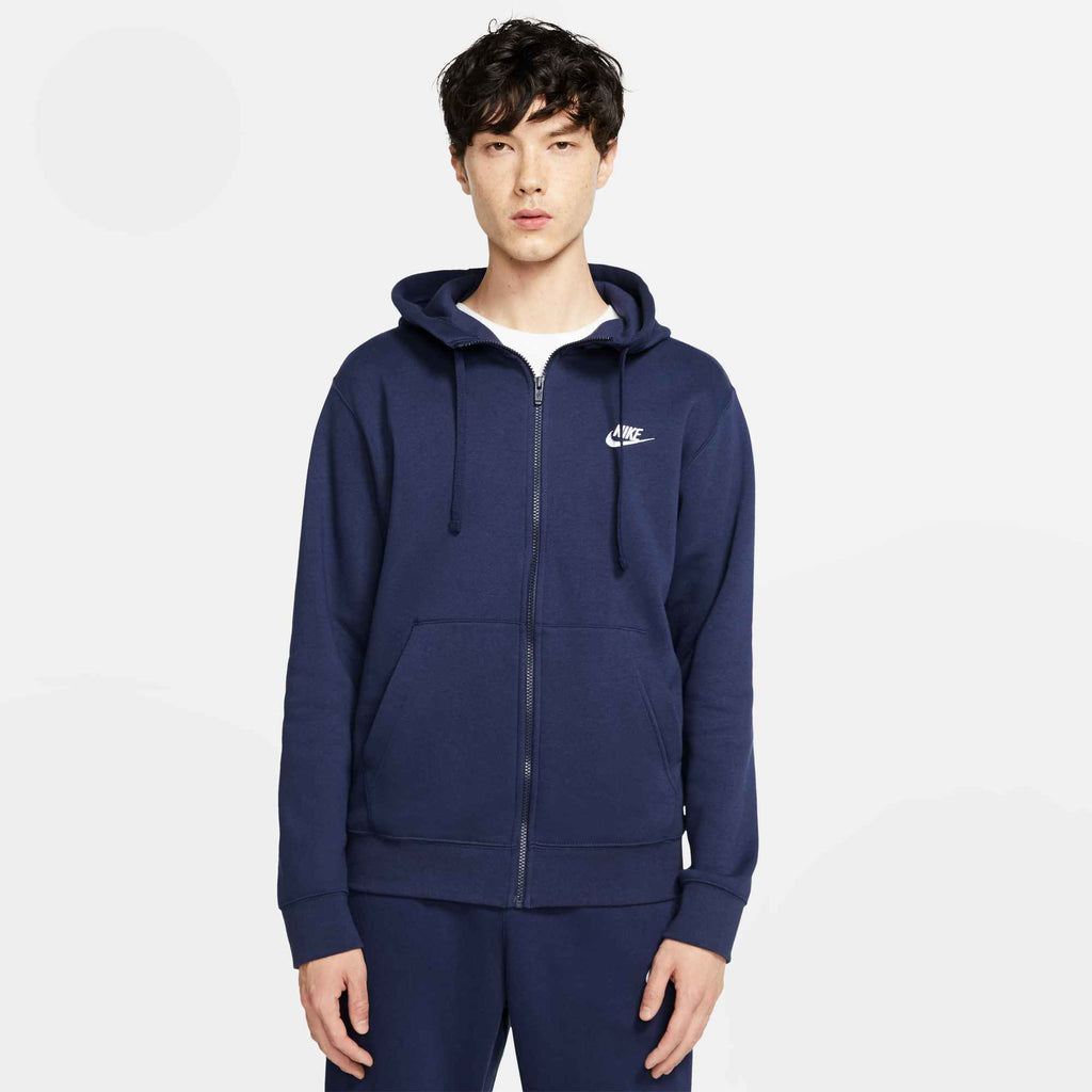 Herren Sweatjacke Club Fleece mit Kapuze