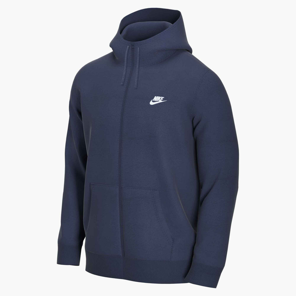 Herren Sweatjacke Club Fleece mit Kapuze