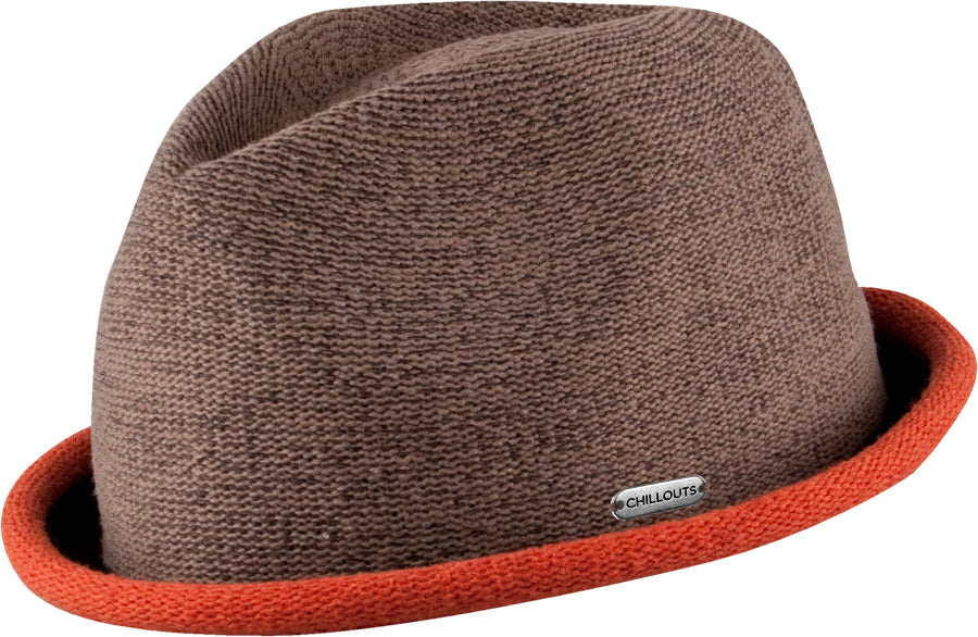 BOSTON HAT Herren Cap Braun/Orange