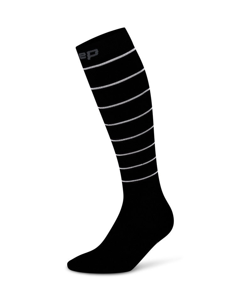 pro run reflective socks, tall,