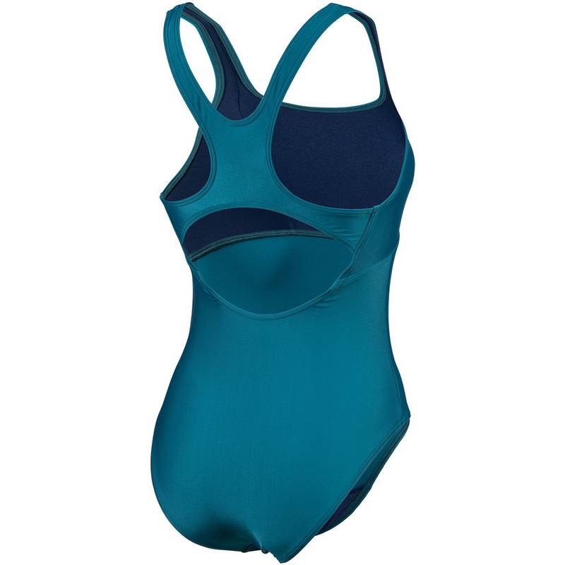 WOMEN'S  SOLID SWIMSUIT CONTRO