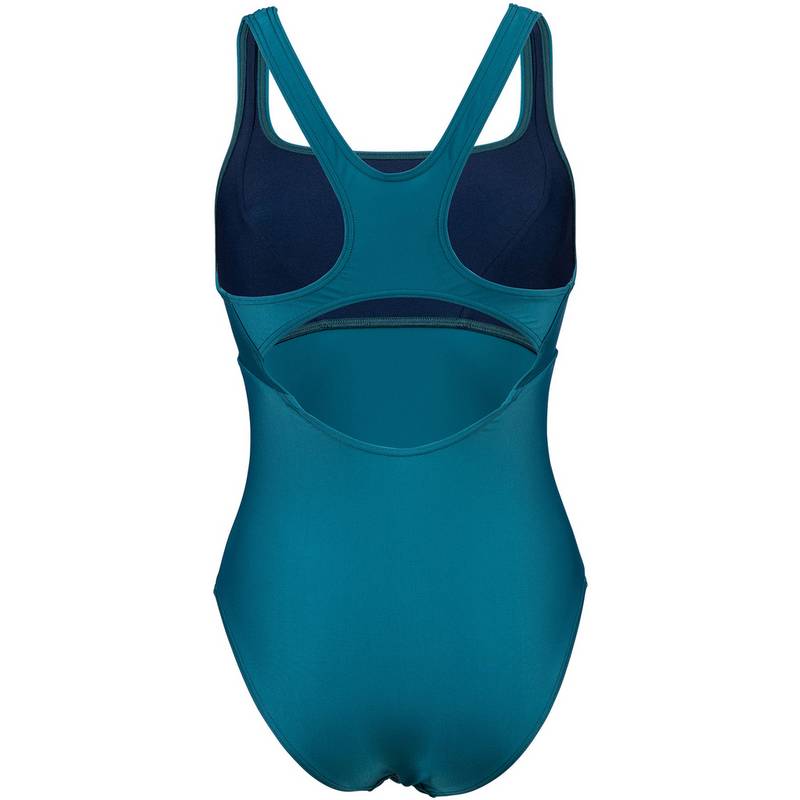 WOMEN'S  SOLID SWIMSUIT CONTRO