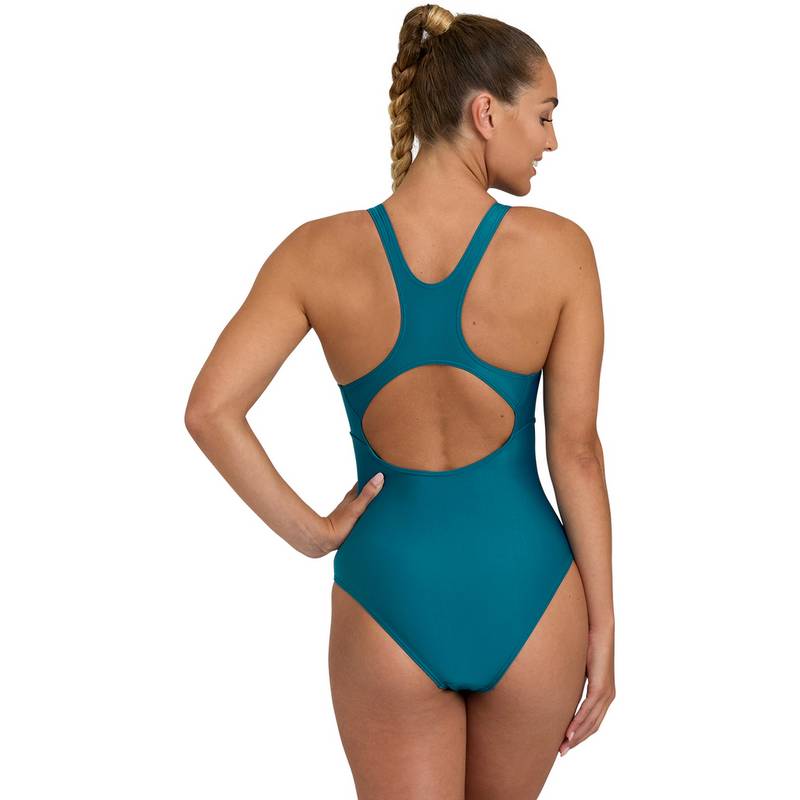 WOMEN'S  SOLID SWIMSUIT CONTRO