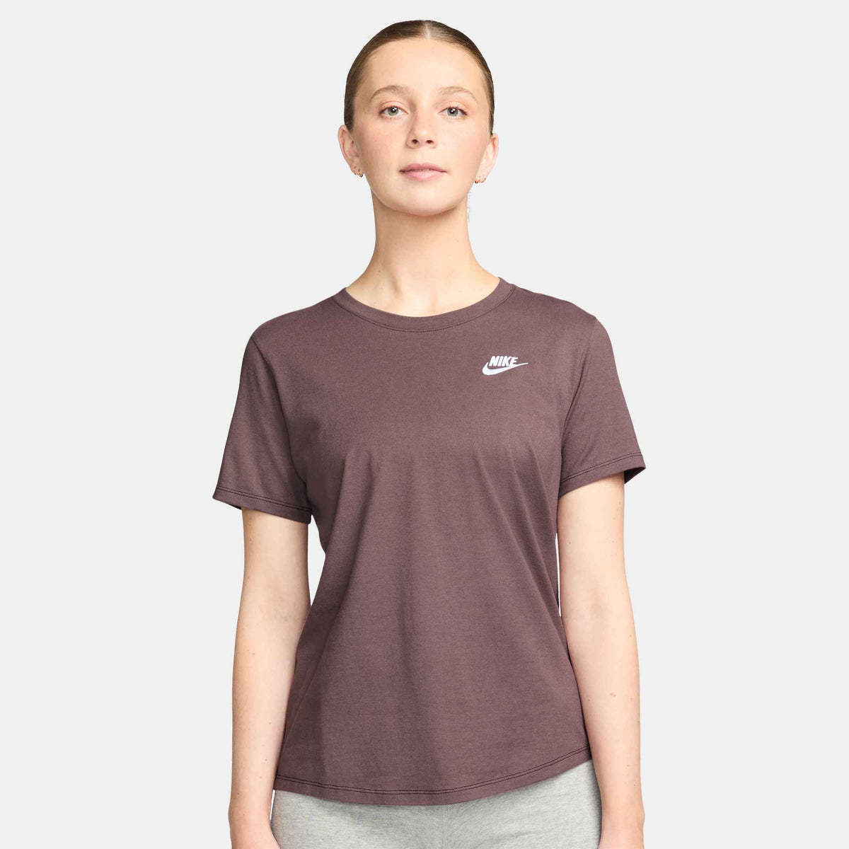 Damen Shirt W NSW TEE CLUB Kurzarm Baumwolle