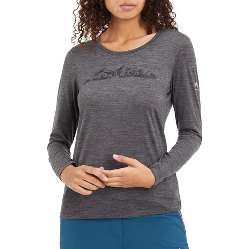 MCKINLEY Shane LS W Damen Langarmshirt mit Merinowolle