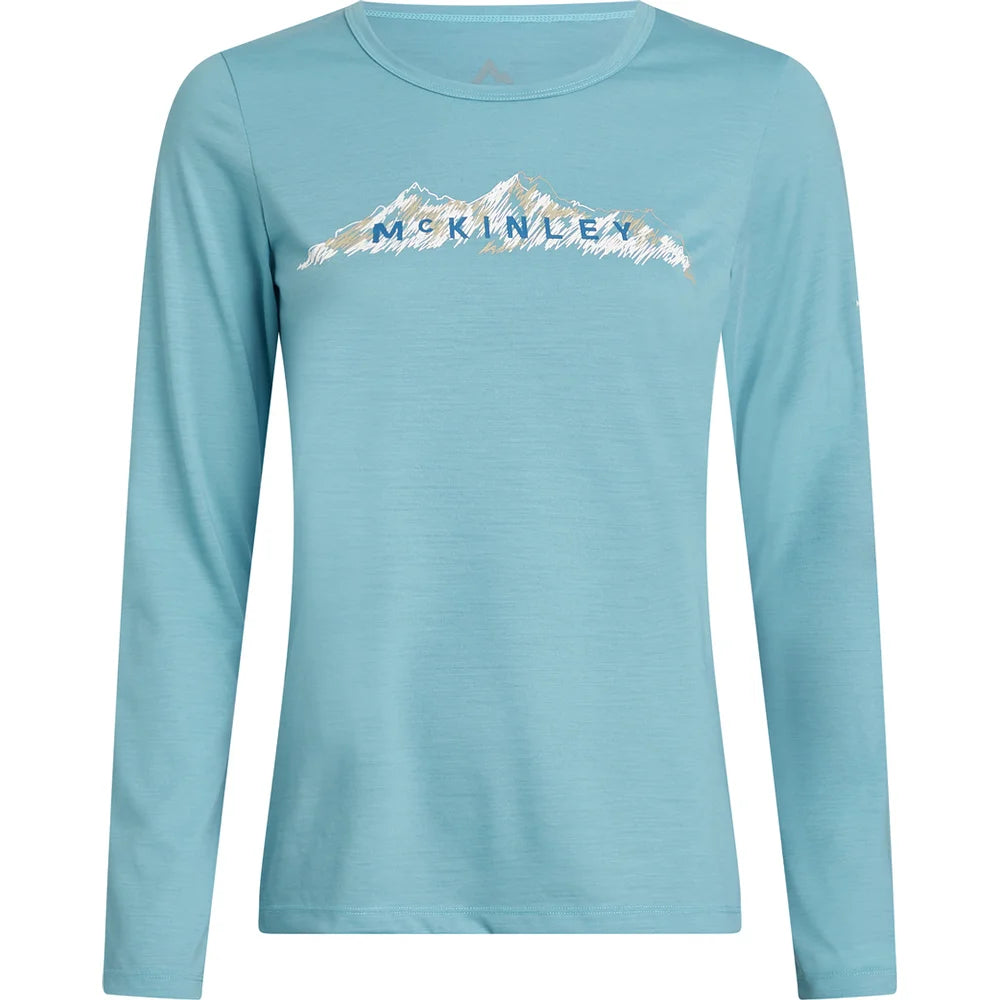 MCKINLEY Shane LS W Damen Langarmshirt mit Merinowolle