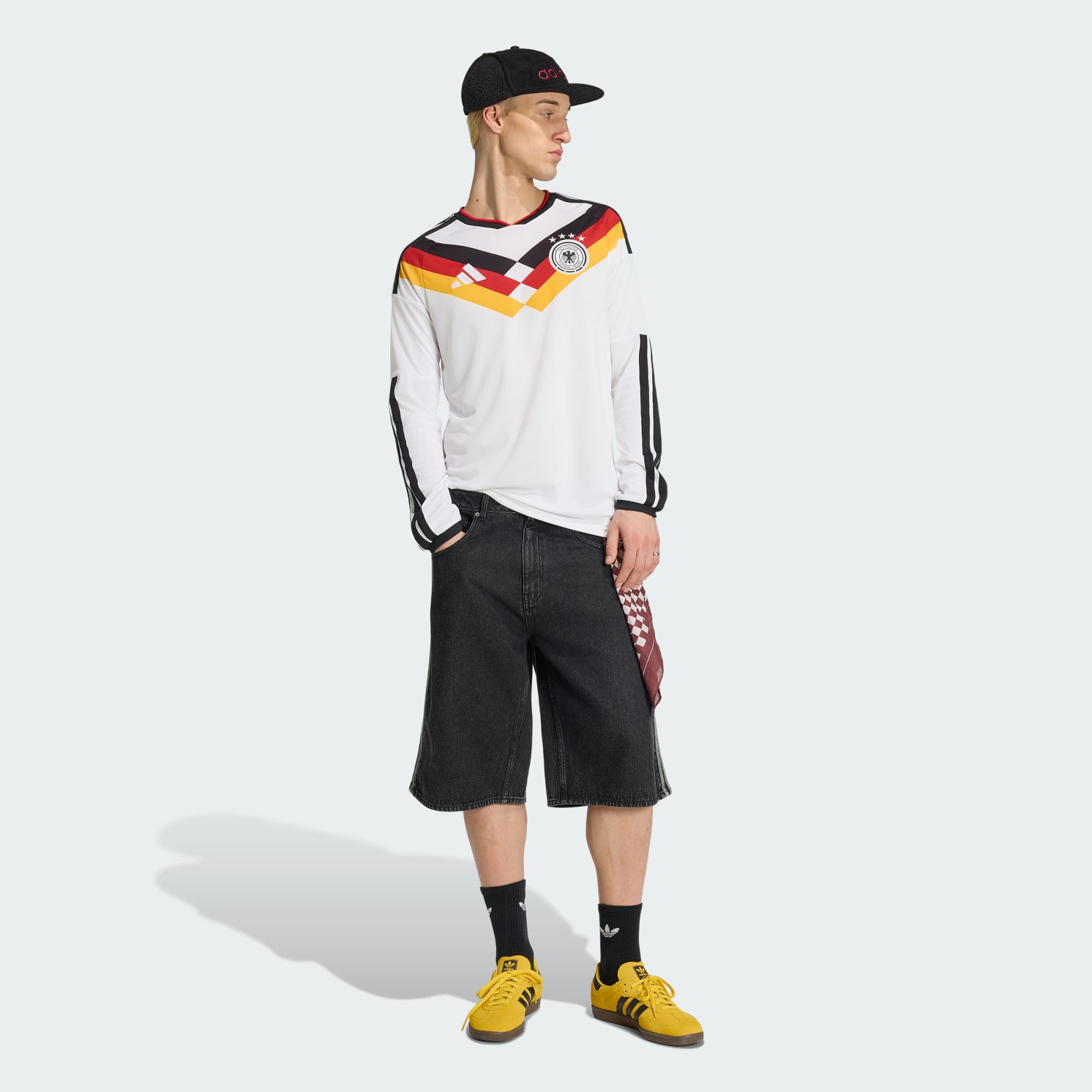 Adidas DFB H Jsy L Deutschland 26 Heimtrikot, langärmlig