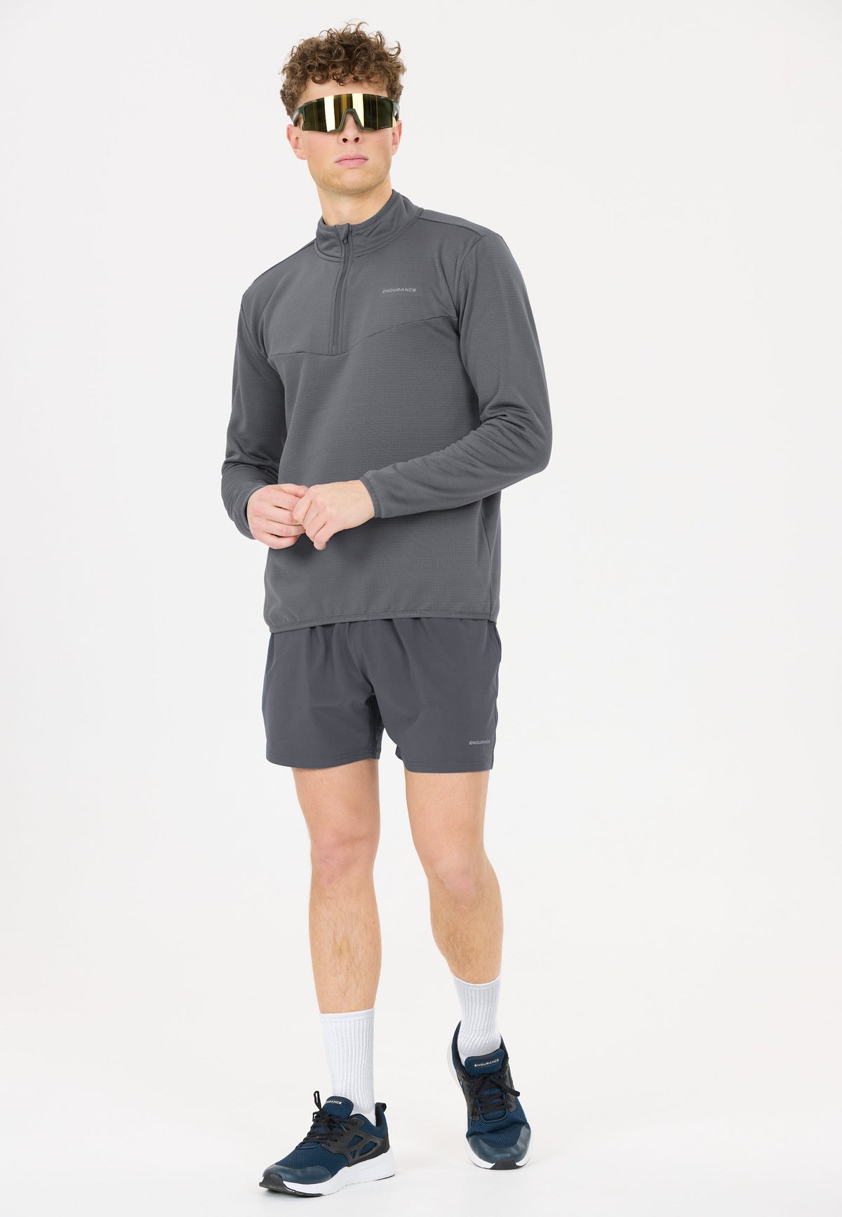 Ledger Waffle Melange Midlayer Herren