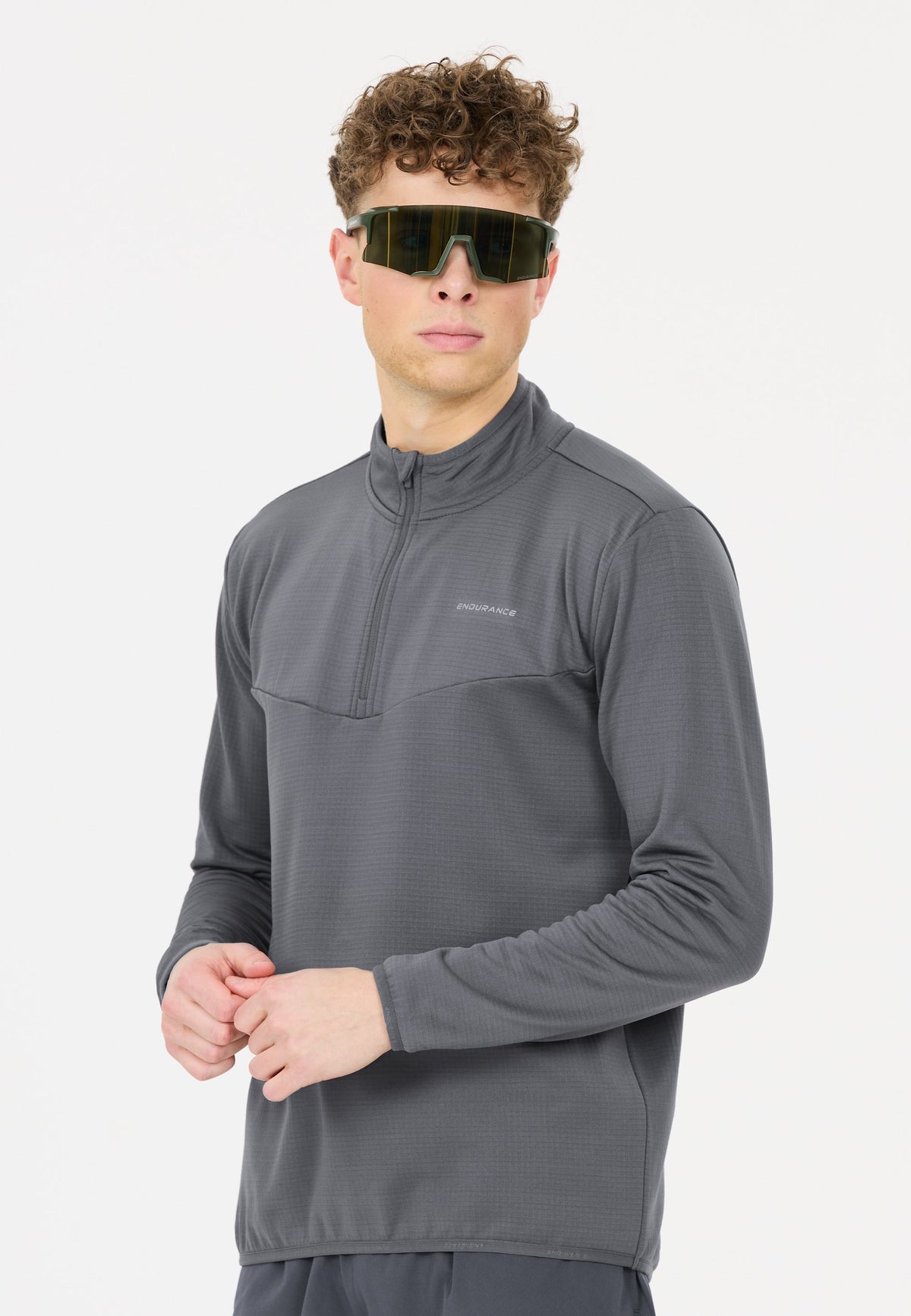 Ledger Waffle Melange Midlayer Herren