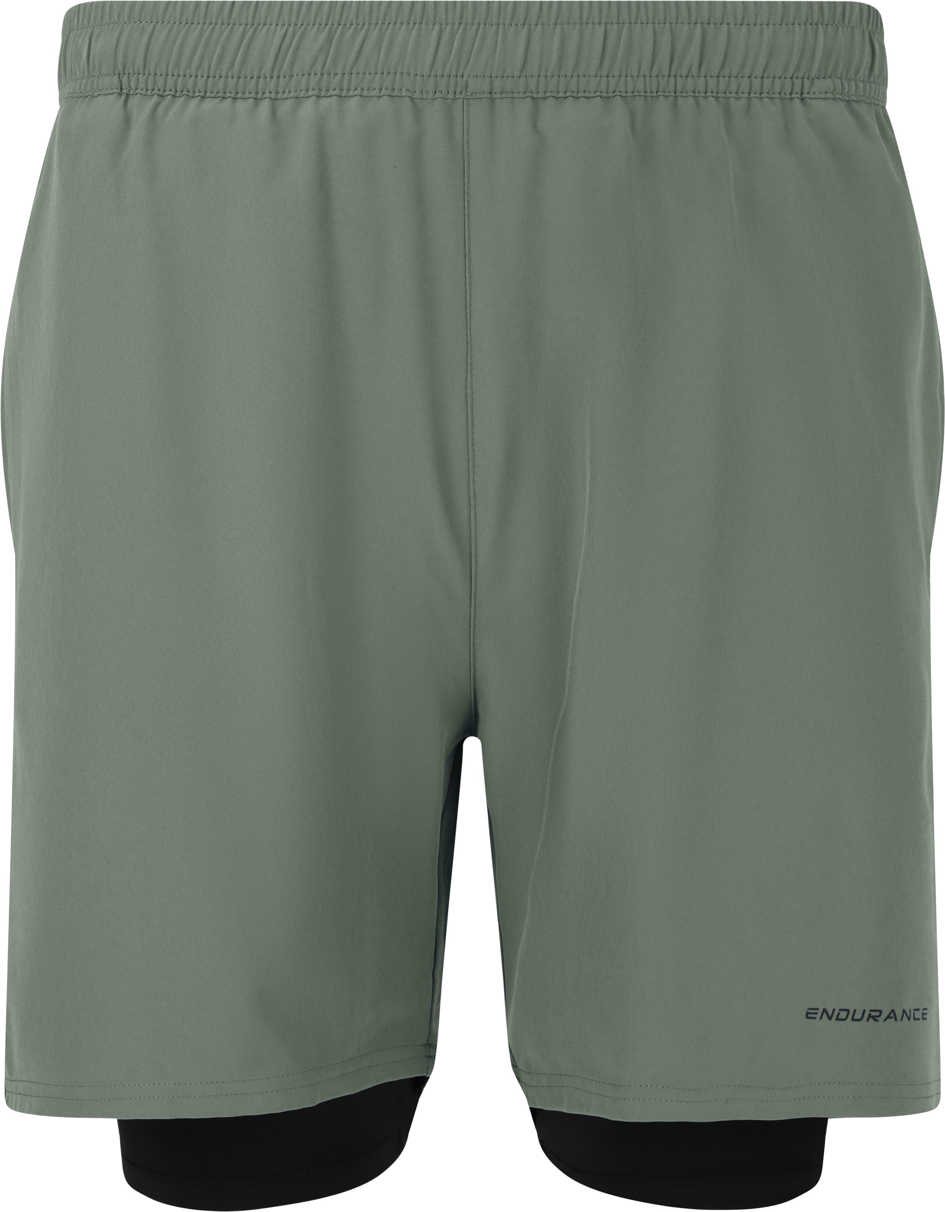 ENDURANCE Kros 2-in-1 Shorts Herren – atmungsaktive Sporthose