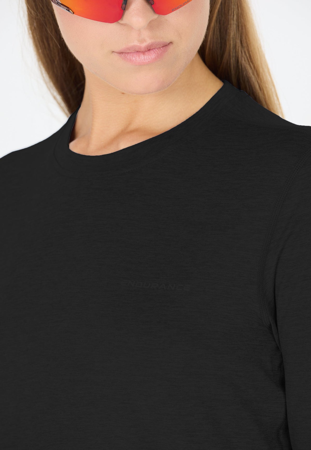 Alvaly Melange Damen Langarmshirt
