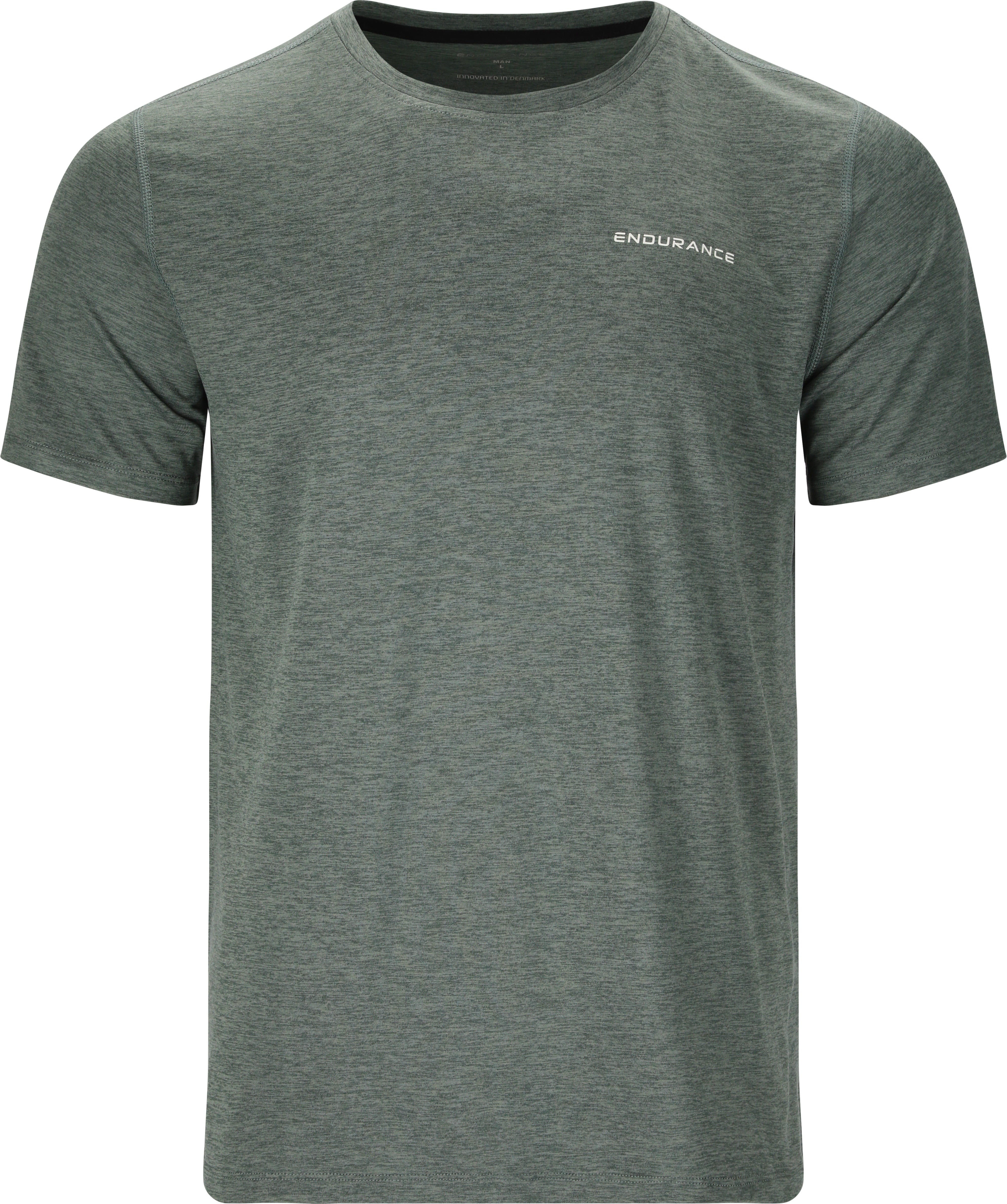 ENDURANCE Abdon M Melange S/S Tee Black Melange