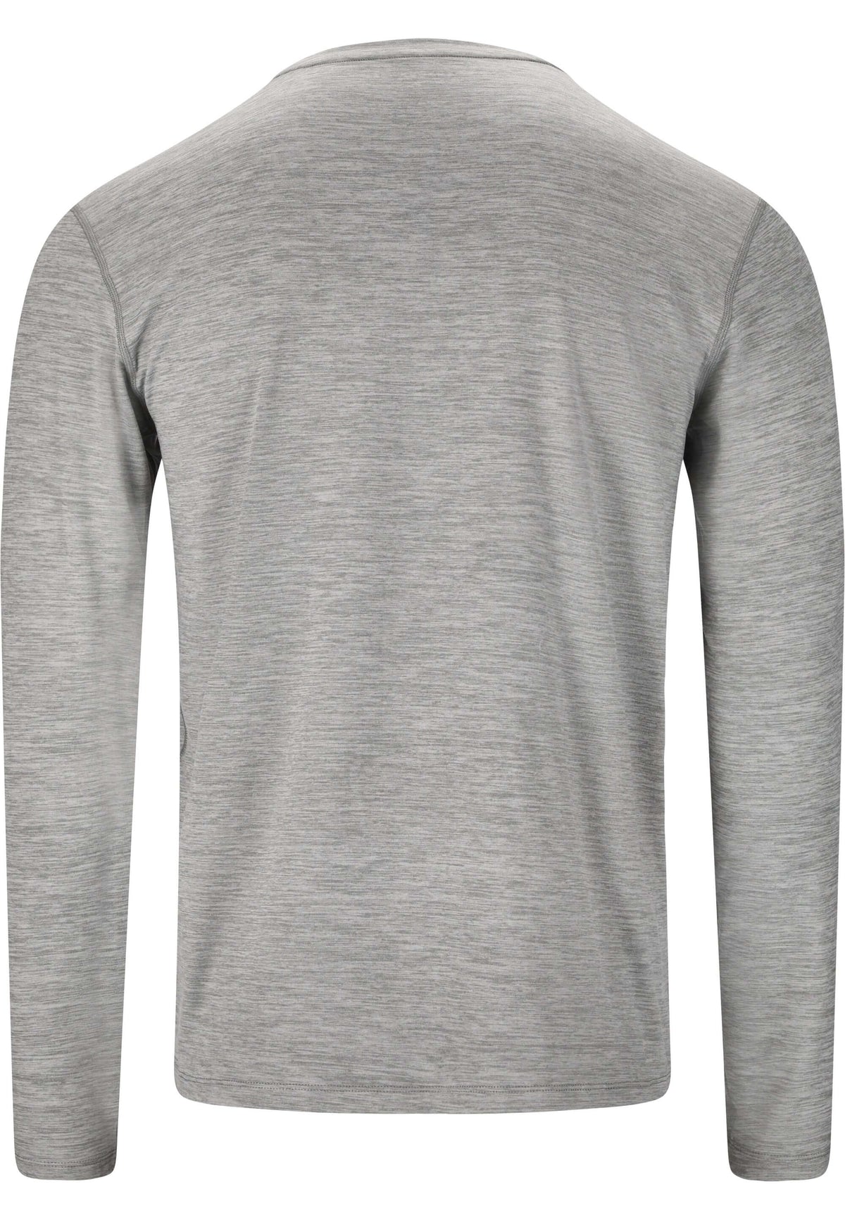 Abdon M Melange L/S Langarmshirt Black