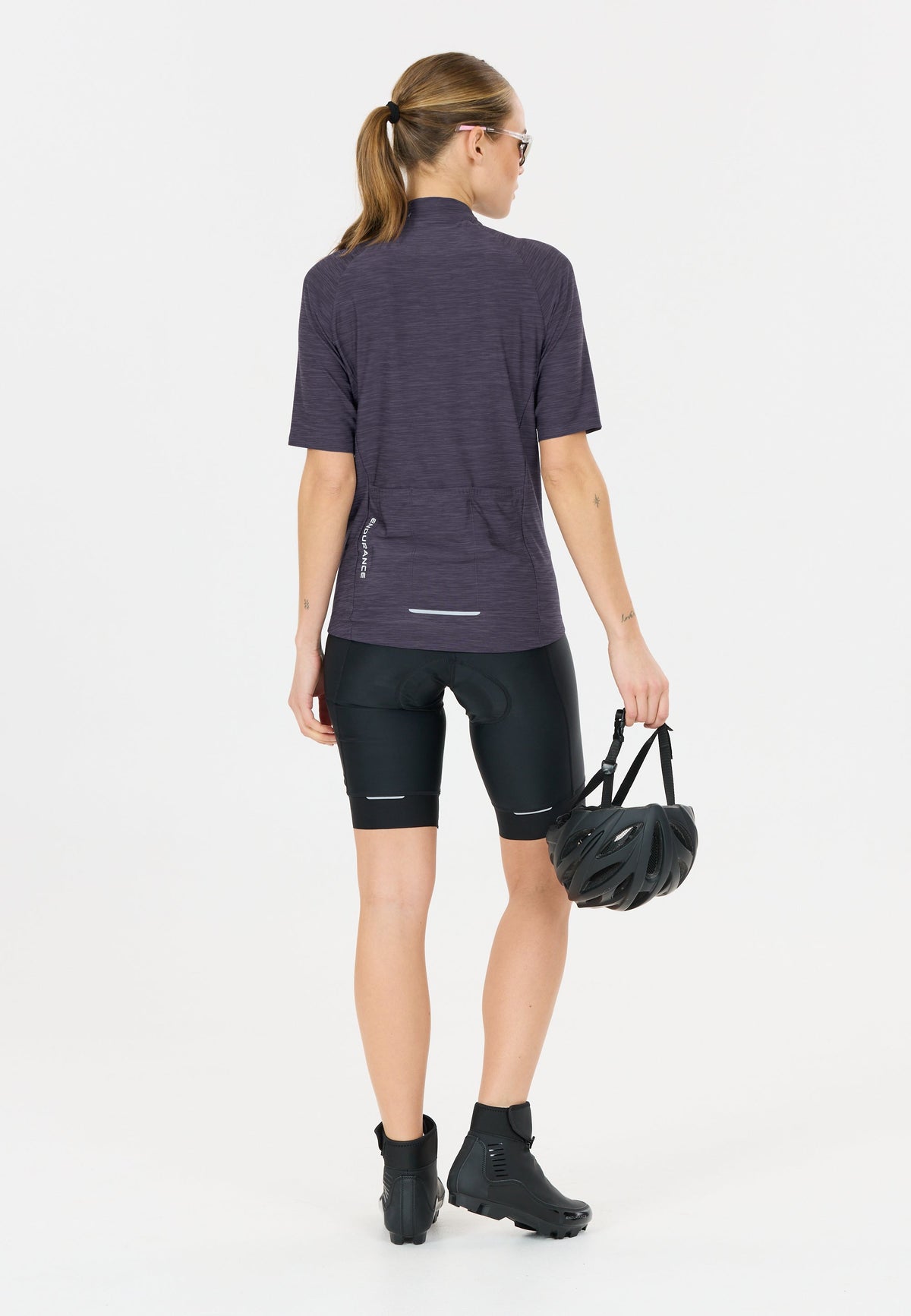 Logan Cycling/MTB Melange SS Jers Damen Radtrikot
