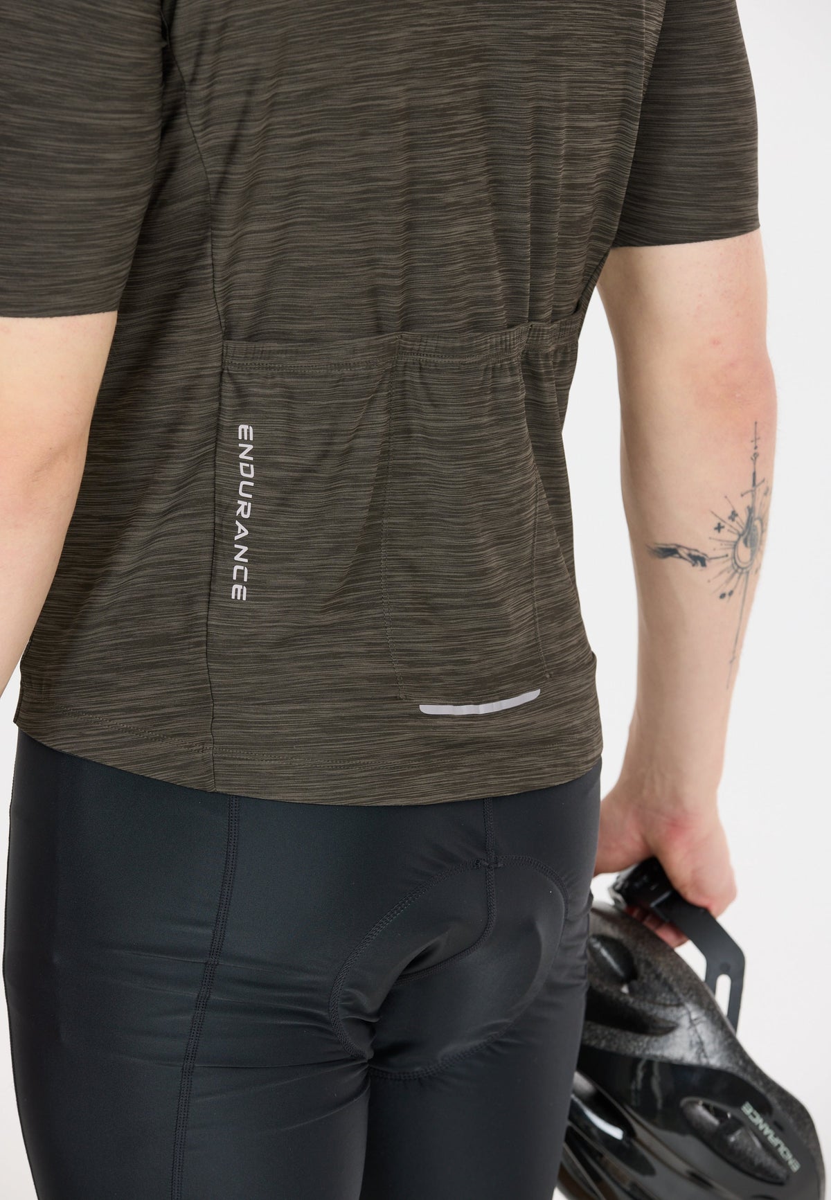 Logan Cycling/MTB Melange SS Jers Herren Radtrikot