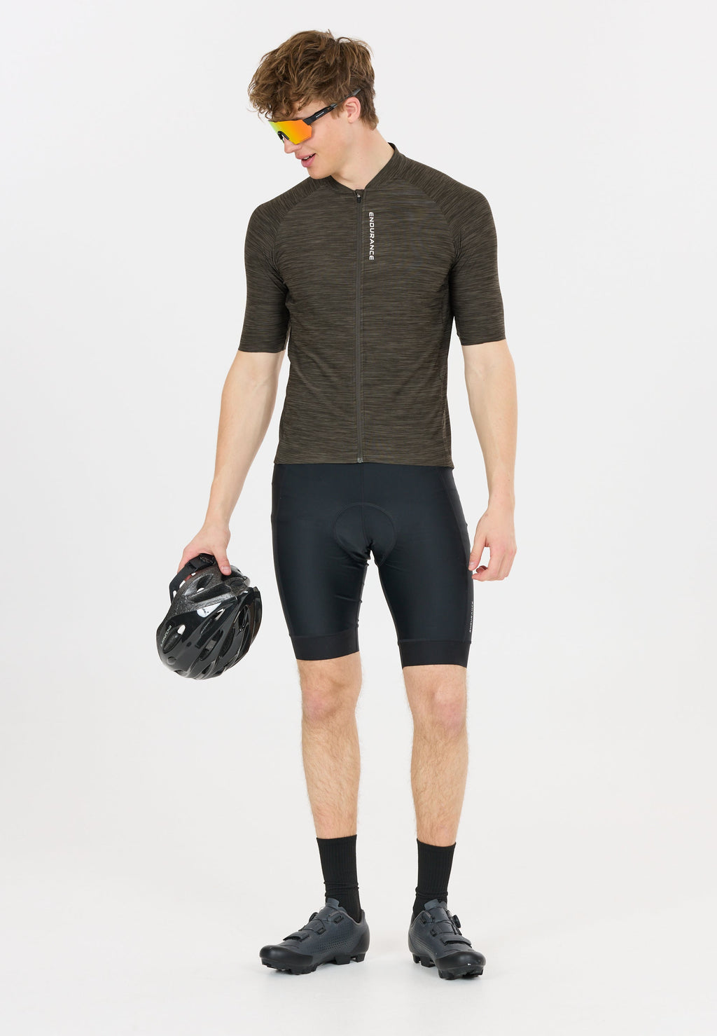 Logan Cycling/MTB Melange SS Jers Herren Radtrikot