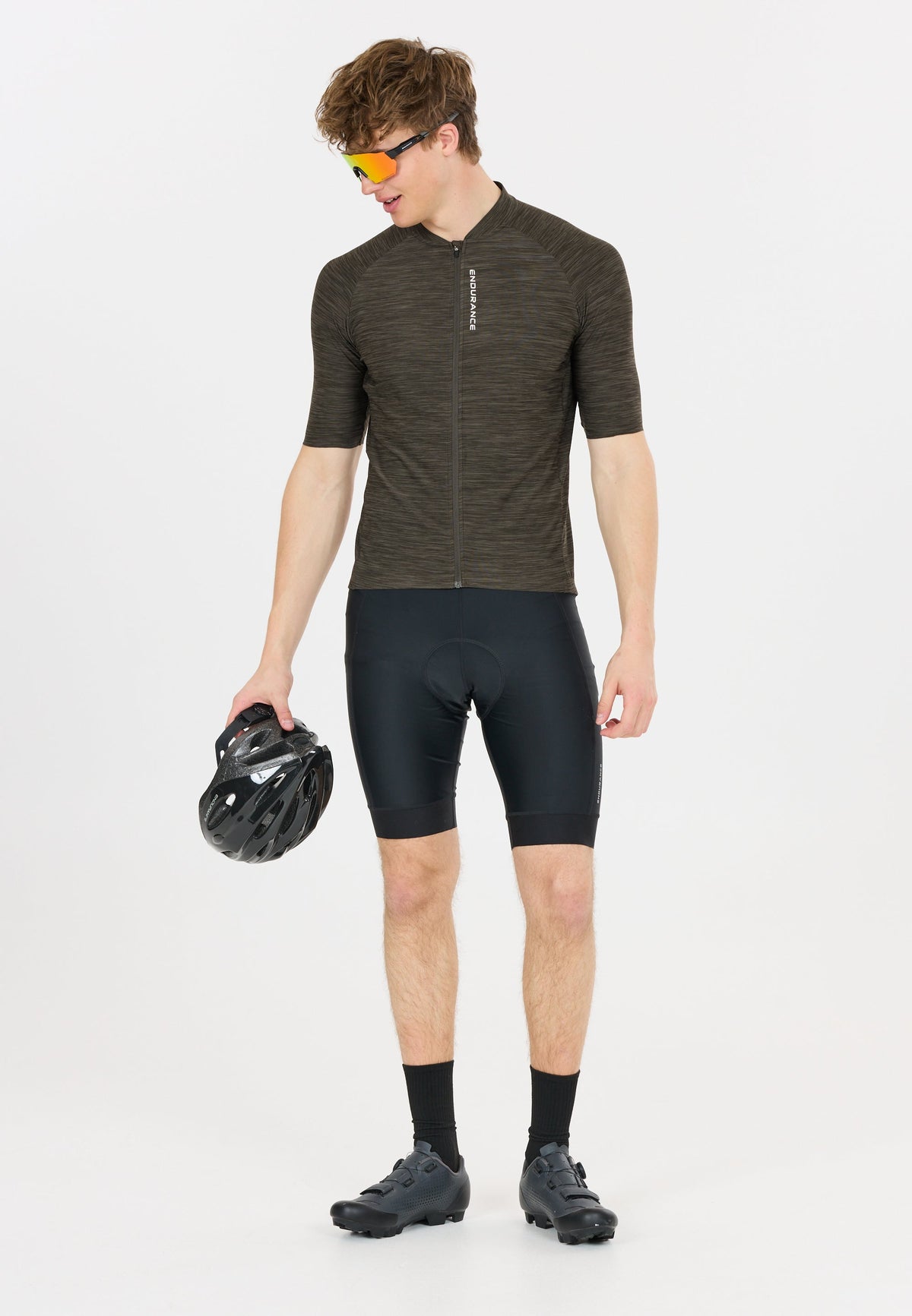 Logan Cycling/MTB Melange SS Jers Herren Radtrikot