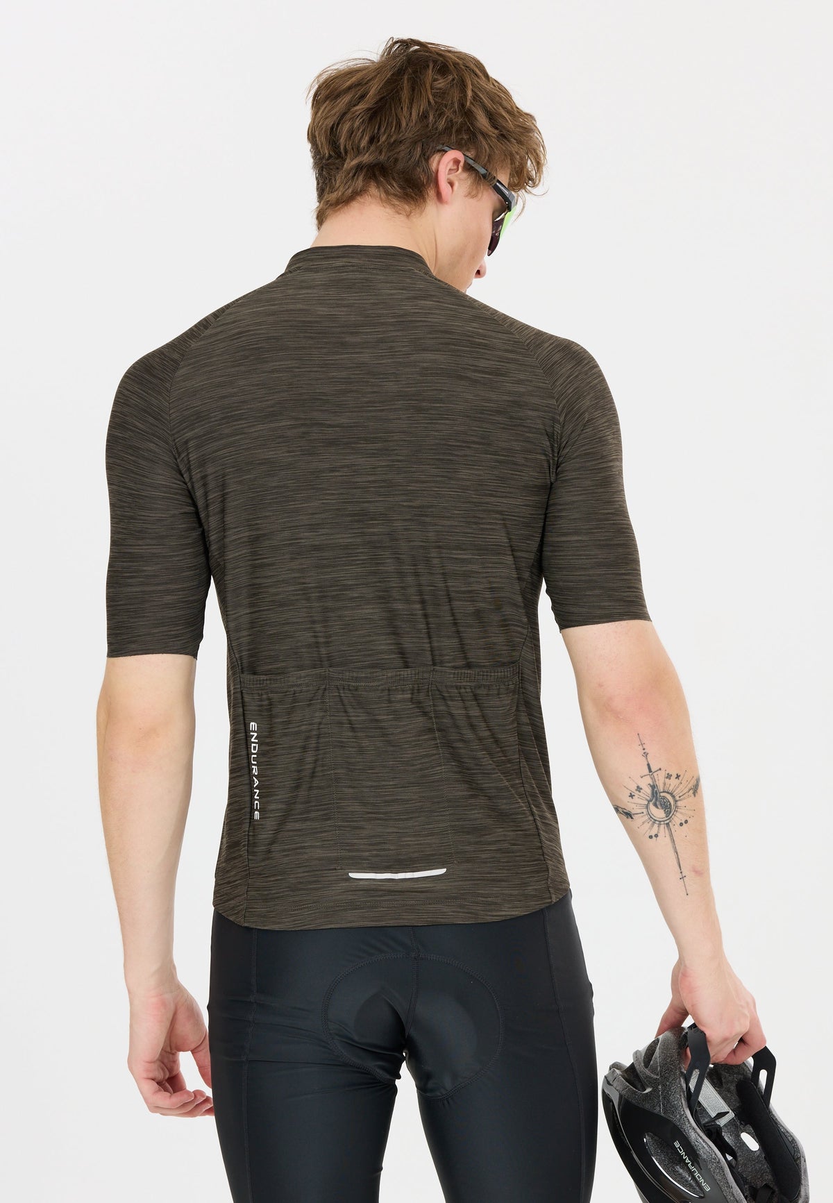 Logan Cycling/MTB Melange SS Jers Herren Radtrikot