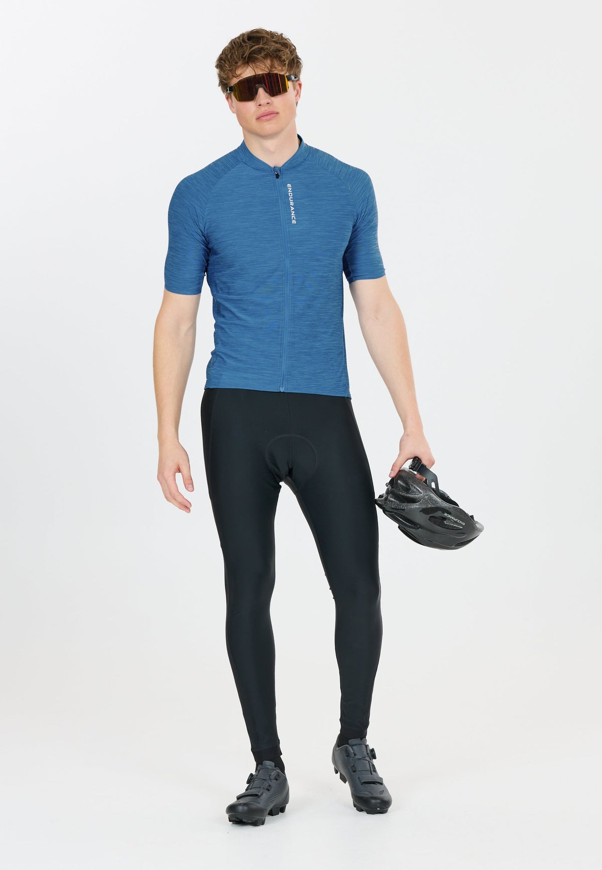 Logan Cycling/MTB Melange SS Jers Herren Radtrikot